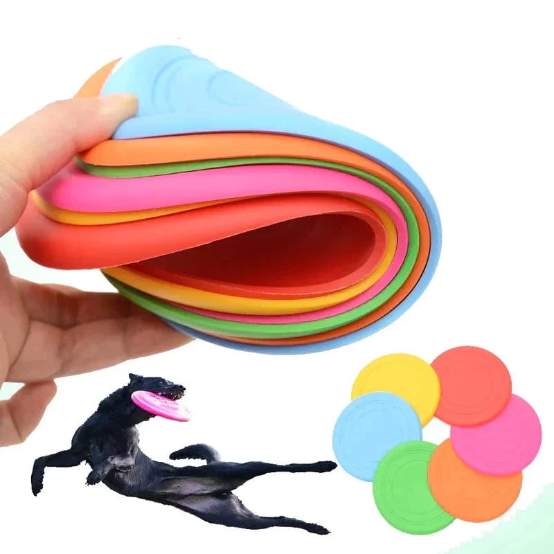 Disco de silicone - brinquedo para pet - Juju Shoping