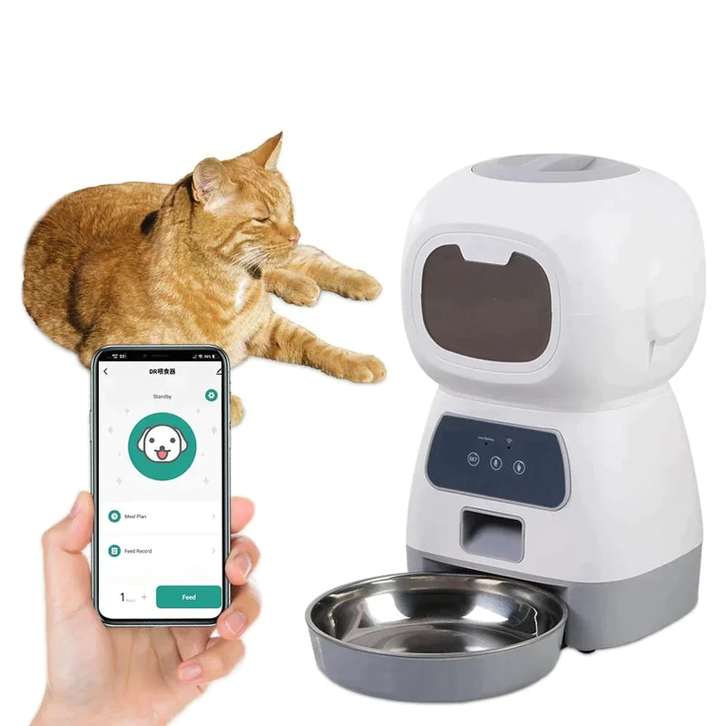Alimentador Automático para Cães e Gatos - Juju Shoping