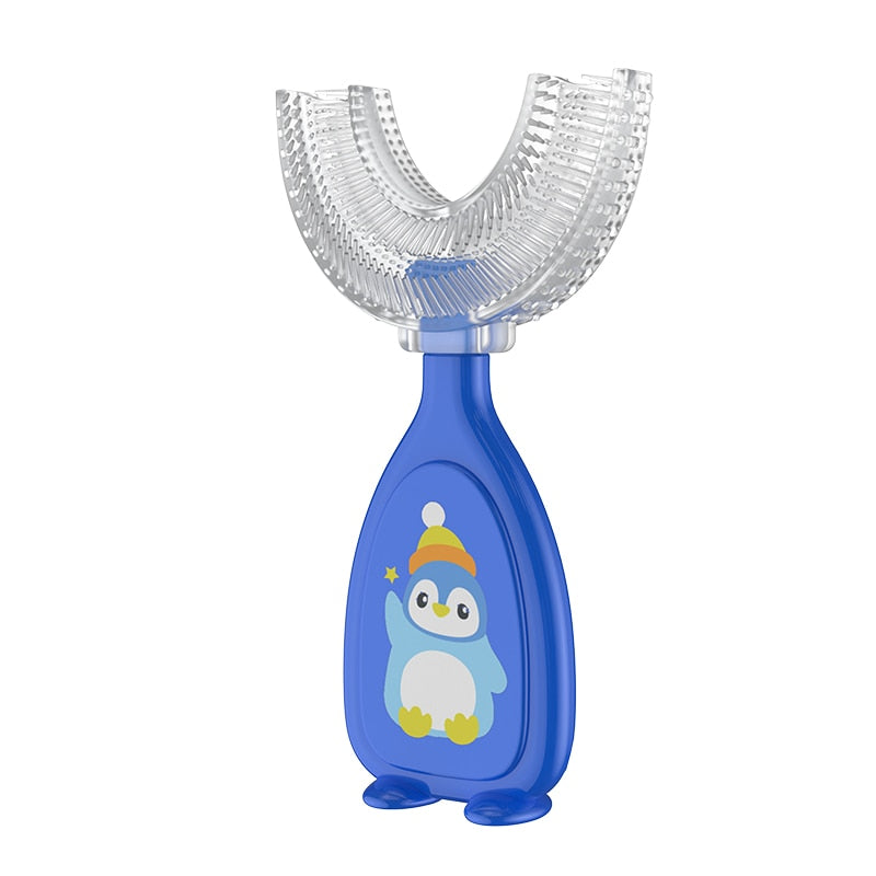 Escova de dentes infantil - em formato de U - Juju Shoping